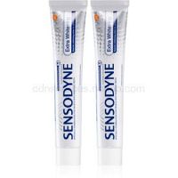Sensodyne Extra Whitening bieliaca zubná pasta s fluoridom pre citlivé zuby 2x75 ml