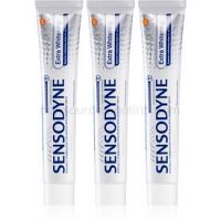 Sensodyne Extra Whitening bieliaca zubná pasta s fluoridom pre citlivé zuby 3x75 ml