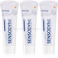 Sensodyne Repair & Protect Whitening bieliaca zubná pasta pre citlivé zuby 3x75 ml