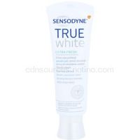 Sensodyne True White Extra Fresh bieliaca pasta proti škvrnám na zubnej sklovine pre citlivé zuby 75 ml