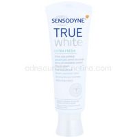 Sensodyne True White Extra Fresh bieliaca pasta proti škvrnám na zubnej sklovine pre citlivé zuby  75 ml