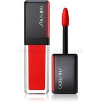Shiseido LacquerInk LipShine tekutý rúž pre hydratáciu a lesk odtieň 305 Red Flicker (Tangerine) 6 ml