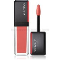 Shiseido Makeup LacquerInk tekutý rúž pre hydratáciu a lesk odtieň 312 Electro Peach (Apricot) 9 ml
