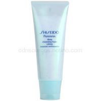 Shiseido Pureness hĺbkovo čistiaca krémová pena s mikro granulami  100 ml