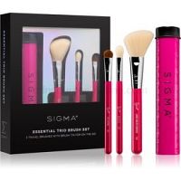 Sigma Beauty Essential Trio Brush Set sada štetcov s puzdrom