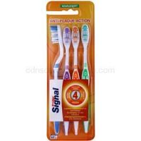Signal Anti-Plaque Action zubné kefky soft 4 ks 4 ks