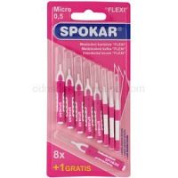Spokar Flexi medzizubné kefky 9 ks Micro 0,5 mm/2,5 mm