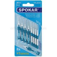 Spokar Flexi medzizubné kefky 9 ks Mini 0,6 mm/3 mm
