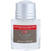St. James Of London Sandalwood & Bergamot gél po holení bez krabičky pre mužov 50 ml