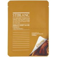 Steblanc Essence Sheet Mask Ginseng vyživujúca a obnovujúca pleťová maska 20 g
