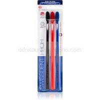 Swissdent Profi Colours zubné kefky 3 ks soft - medium black, red, blue 3 ks