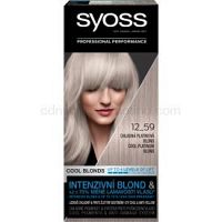 Syoss Cool Blonds permanentná farba na vlasy odtieň 12-59 Cool platinum blond