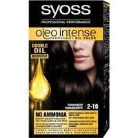 Syoss Oleo Intense permanentná farba na vlasy s olejom odtieň 2-10 Black brown