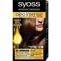 Syoss Oleo Intense permanentná farba na vlasy s olejom odtieň 5-86 Sweet Brown