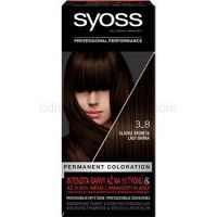 Syoss Permanent Coloration permanentná farba na vlasy odtieň 3-8 Sweet Brunette