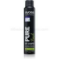 Syoss Pure Fresh osviežujúci suchý šampón 200 ml