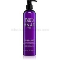 TIGI Bed Head Dumb Blonde fialový tónovací šampón pre blond vlasy 400 ml