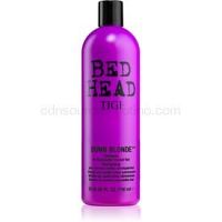 TIGI Bed Head Dumb Blonde šampón pre chemicky ošterené vlasy 750 ml