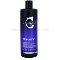TIGI Catwalk Fashionista fialový šampón pre blond a melírované vlasy  750 ml