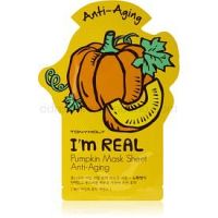 TONYMOLY I'm REAL Pumpkin plátenná maska proti vráskam 1 ks