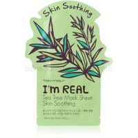 TONYMOLY I'm REAL Tea Tree upokojujúca plátienková maska 1 ks