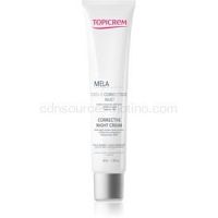 Topicrem MELA Corrective Night Cream nočný korekčný krém proti pigmentovým škvrnám 40 ml