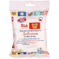 Trudi Baby Care bavlnené čistiace vlhčené obrúsky s nektárom z kvetov 20 ks