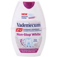 Vademecum 2 in1 Non-Stop White zubná pasta + ústna voda v jednom  75 ml