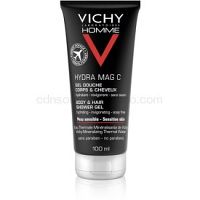 Vichy Homme Hydra-Mag C sprchový gél na telo a vlasy 100 ml