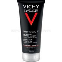 Vichy Homme Hydra-Mag C sprchový gél na telo a vlasy 200 ml