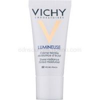 Vichy Lumineuse rozjasňujúci tónovací krém pre suchú pleť odtieň 02 Peach/Peche  30 ml