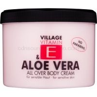 Village Vitamin E Aloe Vera telový krém 500 ml