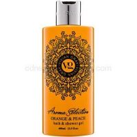 Vivian Gray Aroma Selection Orange & Peach sprchový a kúpeľový gél 400 ml