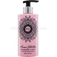 Vivian Gray Aroma Selection Raspberry & Rose mlieko na ruky a telo 400 ml