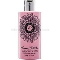 Vivian Gray Aroma Selection Raspberry & Rose sprchový a kúpeľový gél 400 ml