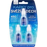 White Pearl Dental Care kvapky pre svieži dych 3 x 3,7 ml