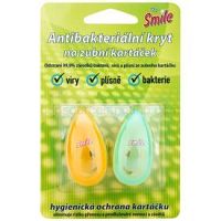 White Pearl Smile kryt na zubnú kefku Orange & Green 2 ks