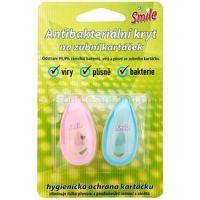 White Pearl Smile kryt na zubnú kefku Pink & Blue 2 ks