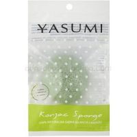 Yasumi Konjak Green Tea jemná umývacia hubka pre mastnú pleť so sklonom k akné veľkosť S   