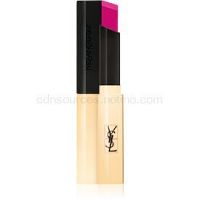 Yves Saint Laurent Rouge Pur Couture The Slim tenký zmatňujúci rúž s koženým efektom odtieň 19 Rose Absurde 2,2 g