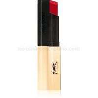 Yves Saint Laurent Rouge Pur Couture The Slim tenký zmatňujúci rúž s koženým efektom odtieň 20 Carmine Catch 2,2 g