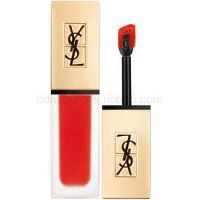 Yves Saint Laurent Tatouage Couture ultra matujúci tekutý rúž odtieň 13 True Orange - Bright Coral Red 6 ml