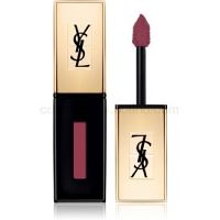 Yves Saint Laurent Vernis À Lèvres Glossy Stain dlhotrvajúci rúž a lesk na pery 2 v 1 odtieň 05 Rouge Vernis 6 ml