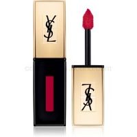 Yves Saint Laurent Vernis À Lèvres Glossy Stain dlhotrvajúci rúž a lesk na pery 2 v 1 odtieň 11 Rouge Gouache  6 ml