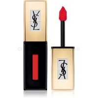Yves Saint Laurent Vernis À Lèvres Pop Water rúž a lesk na pery 2 v 1 s mokrým efektom odtieň 202 Rouge Splash 6 ml