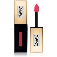 Yves Saint Laurent Vernis À Lèvres Pop Water rúž a lesk na pery 2 v 1 s mokrým efektom odtieň 204 Onde Rose 6 ml
