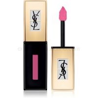 Yves Saint Laurent Vernis À Lèvres Pop Water rúž a lesk na pery 2 v 1 s mokrým efektom odtieň 205 Pink Rain 6 ml