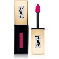Yves Saint Laurent Vernis À Lèvres Pop Water rúž a lesk na pery 2 v 1 s mokrým efektom odtieň 206 Misty Pink 6 ml