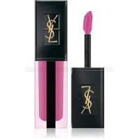 Yves Saint Laurent Vernis À Lèvres Water Stain dlhotrvajúci tekutý rúž dodávajúci hydratáciu a lesk odtieň 611 Vivid Violet Bath 5,9 ml