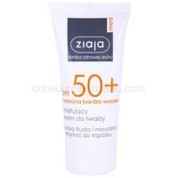 Ziaja Med Protecting UVA + UVB zmatňujúci opaľovací krém na tvár SPF 50+  50 ml